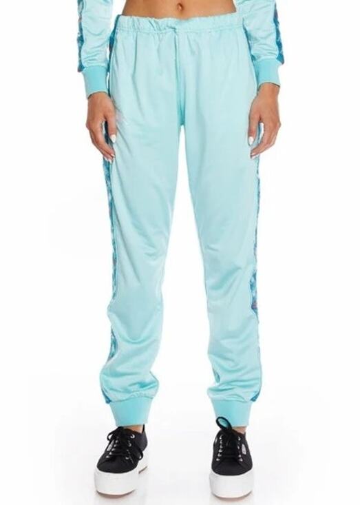 Kappa Pants - Kappa 222 Banda Dugrot Trackpants Size 2XL Blue/Blue Peacock/Red Elastic Waist